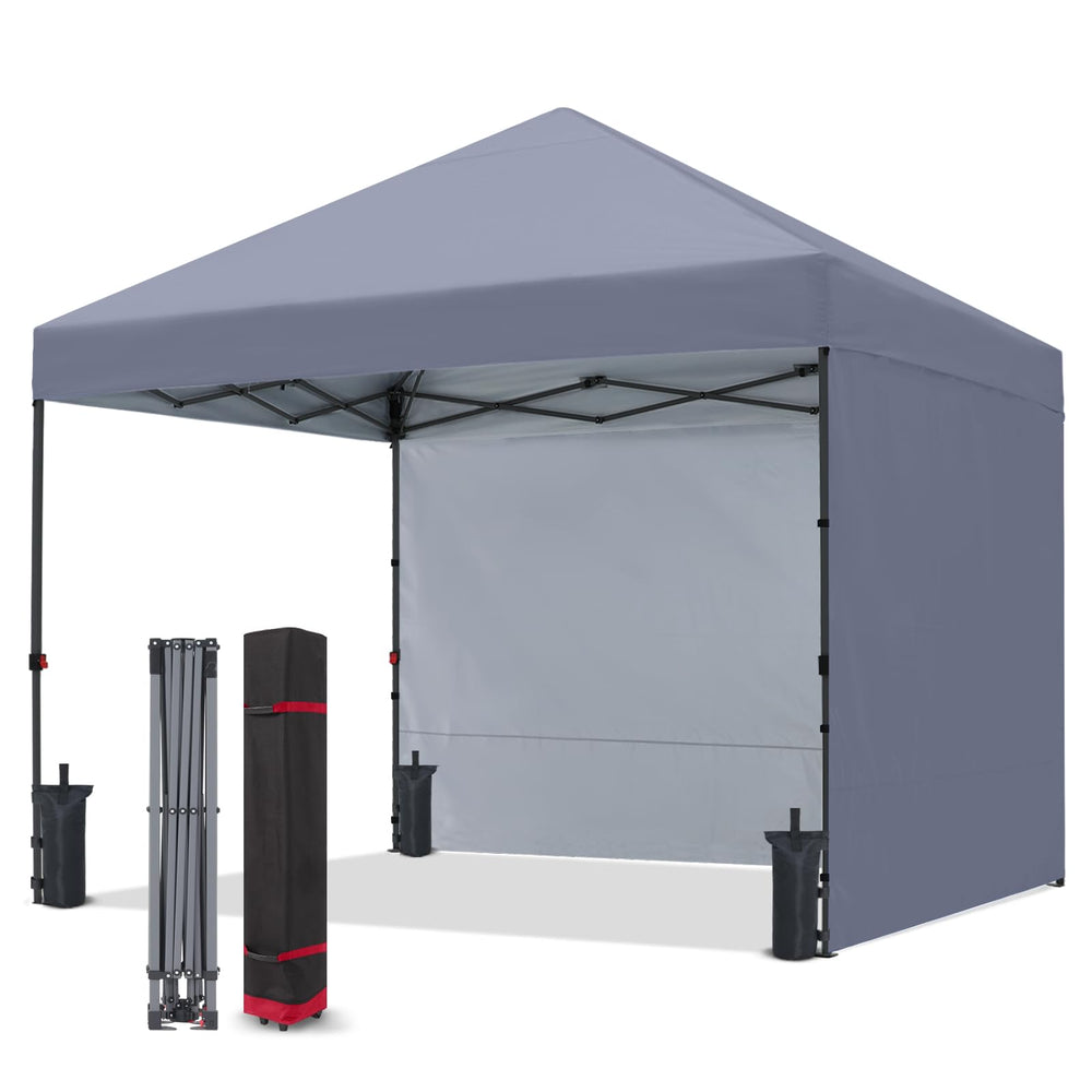 COOSHADE front view of canopy providing quick shade and UV protection