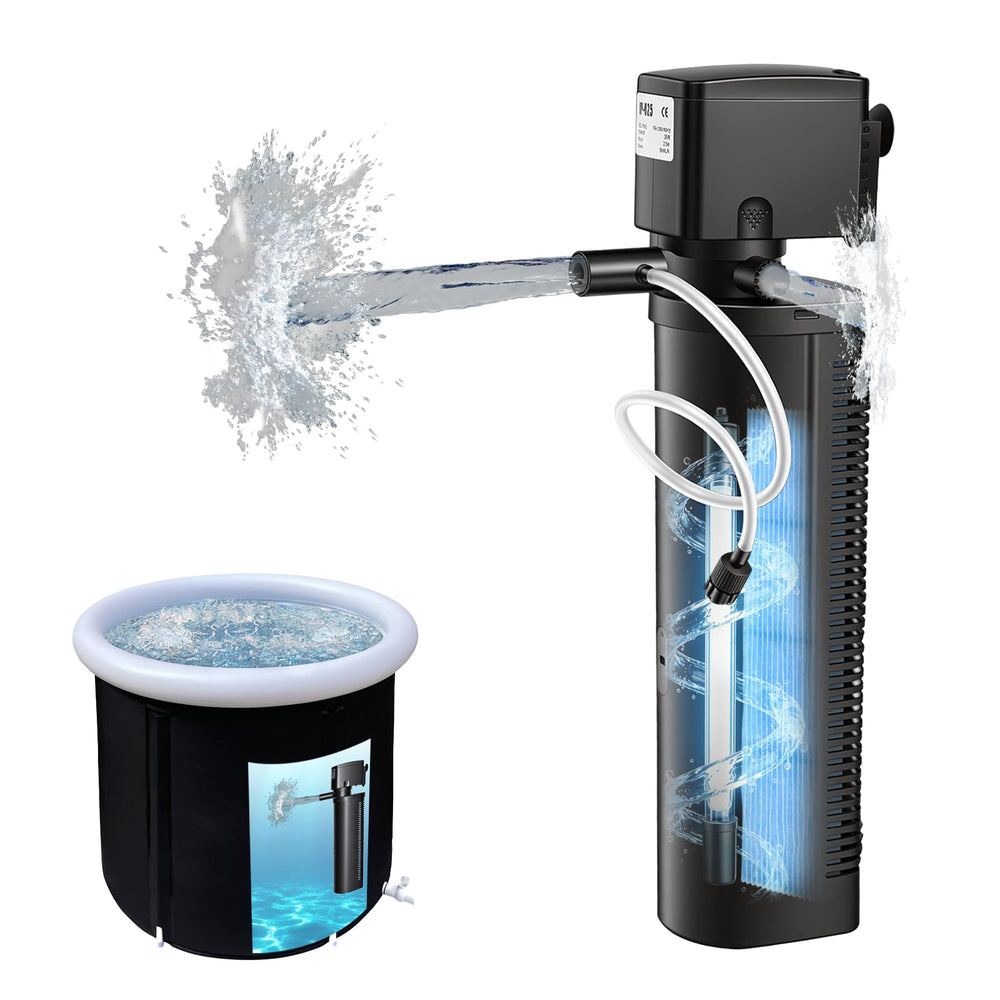 COOSPIDER front-mounted in plunge pool for quick circulation benefit