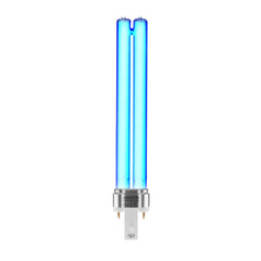 coospider-repta bulb installed in a pond clarifier demonstrating improved water clarity