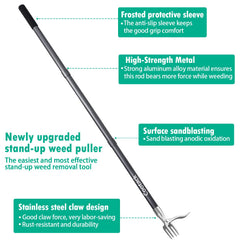 Cootack close-up of stainless steel claw showing corrosion resistance and root grip benefit