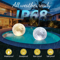 Cootway solar moon light charging in direct sunlight for reliable daytime power