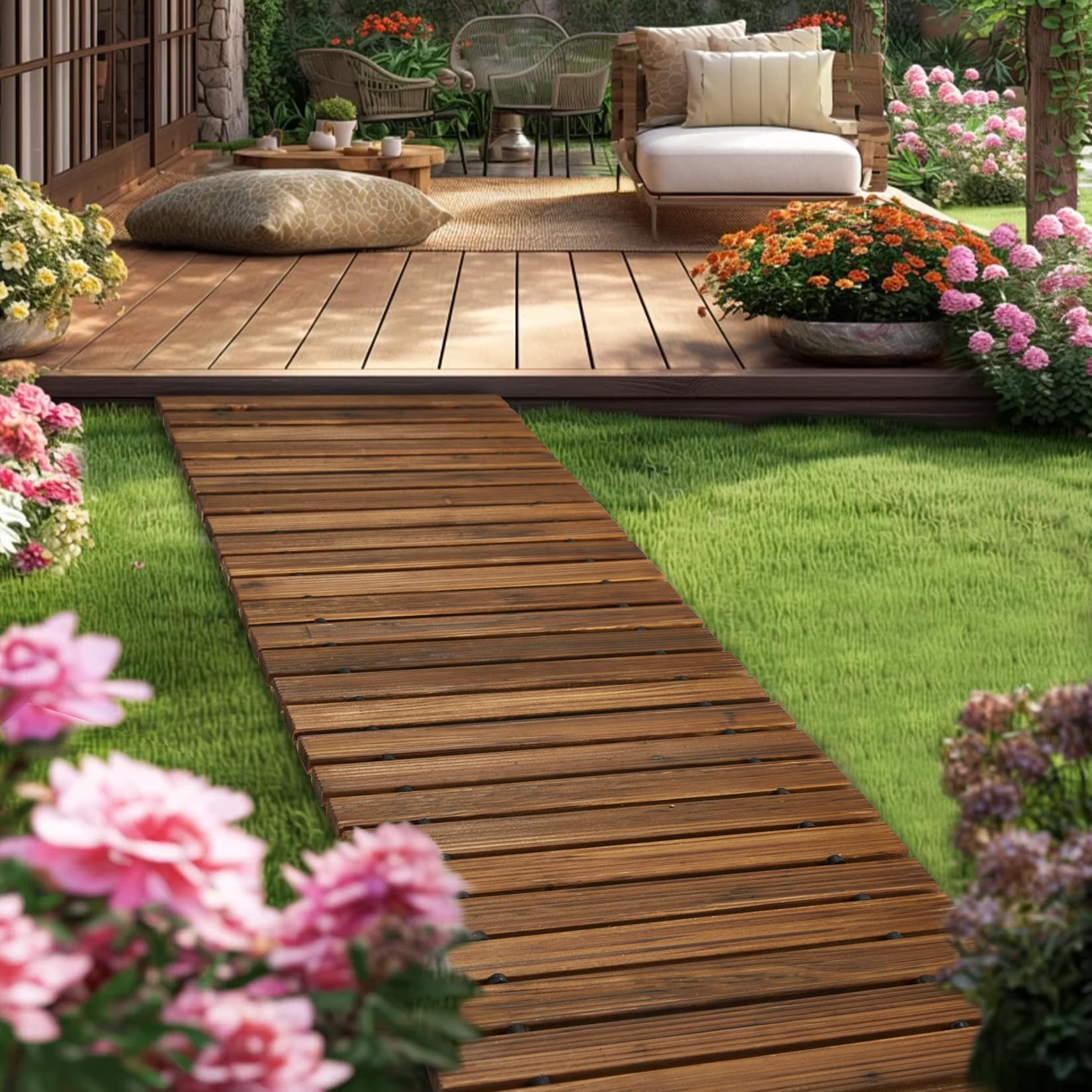 Coperat label showing fir wood and waterproof finish durability