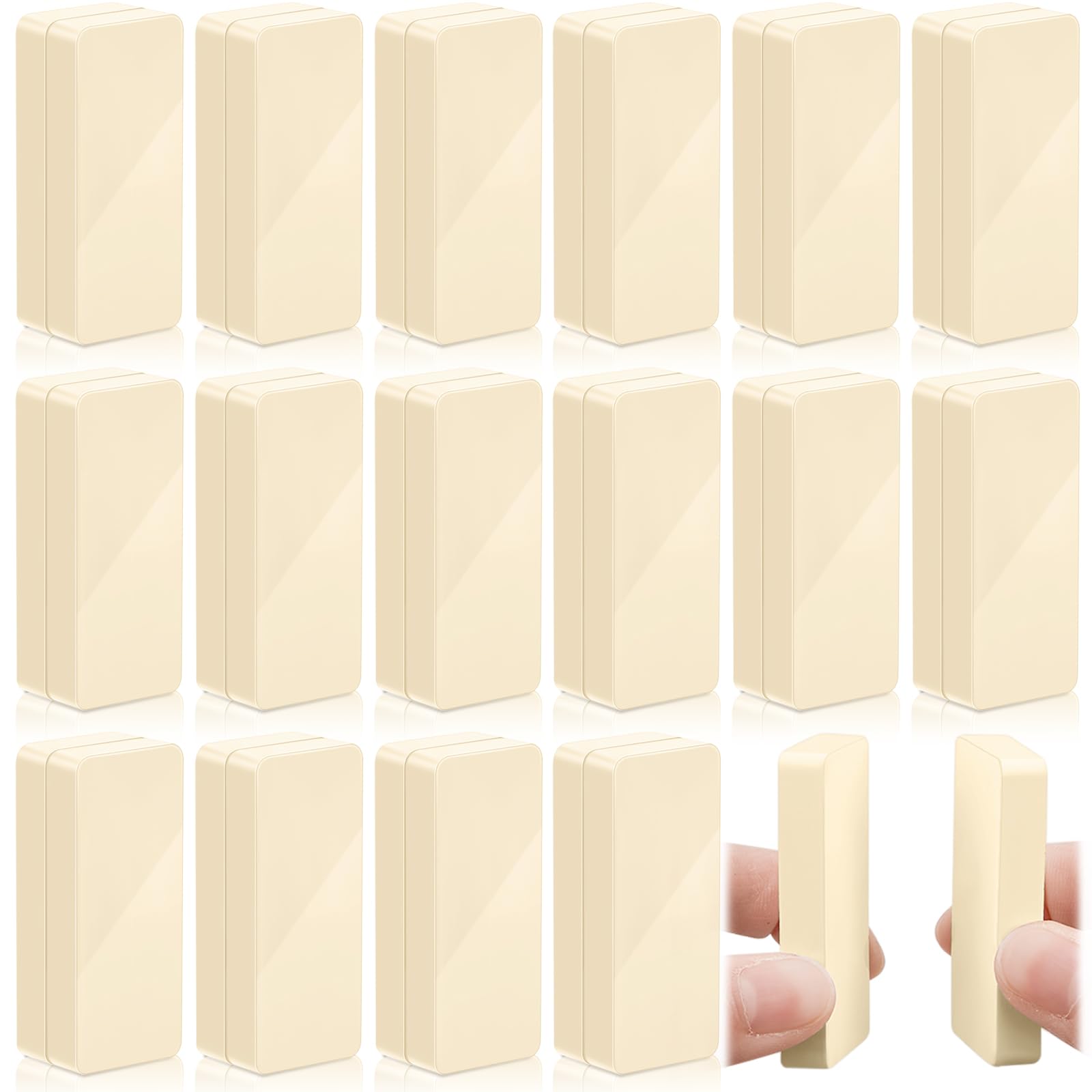 Copkim paquete frontal beige mostrando 32 pesos magnéticos, solución estética