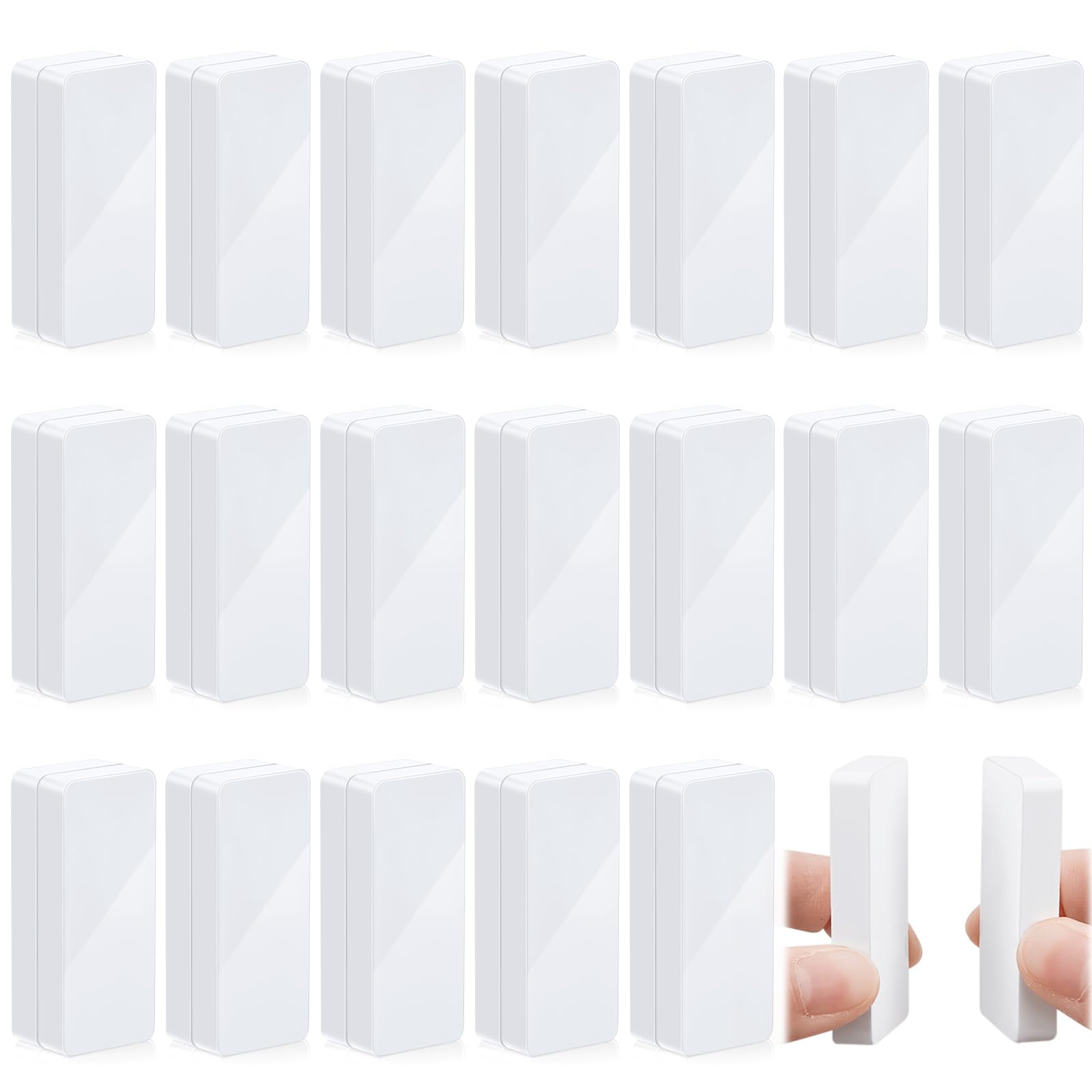 Copkim pack of 40 magnetic curtain weights showing product and benefit of convenience