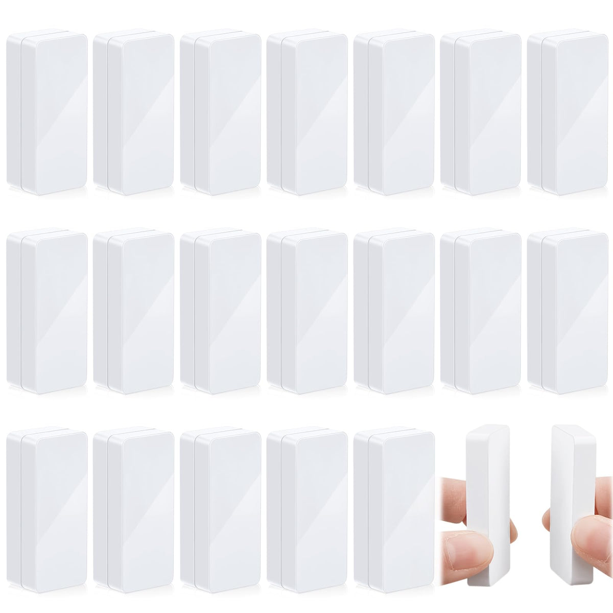 Copkim pack of 40 magnetic curtain weights showing product and benefit of convenience