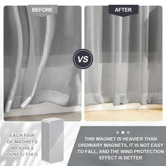 Copkim magnet anchoring tablecloth corner, preventing slips and blowaways