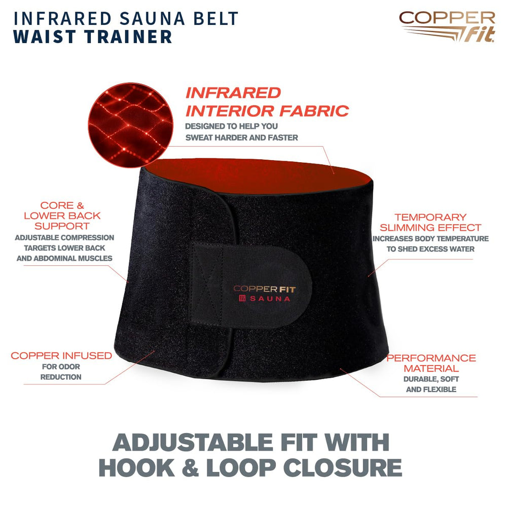 Copper Fit infrared fabric close-up showing texture and thermal lining benefit