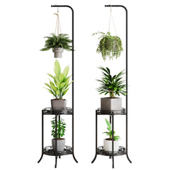 COPREE front view hanging stand showing tidy vertical plant display