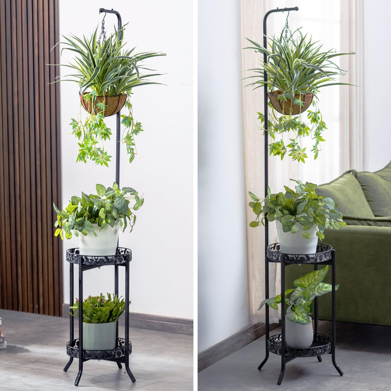 COPREE on balcony with plants showing decorative outdoor display benefit