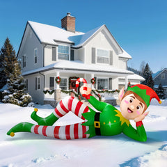 CORALMEE elf glowing with built-in LEDs creating welcoming nighttime ambiance