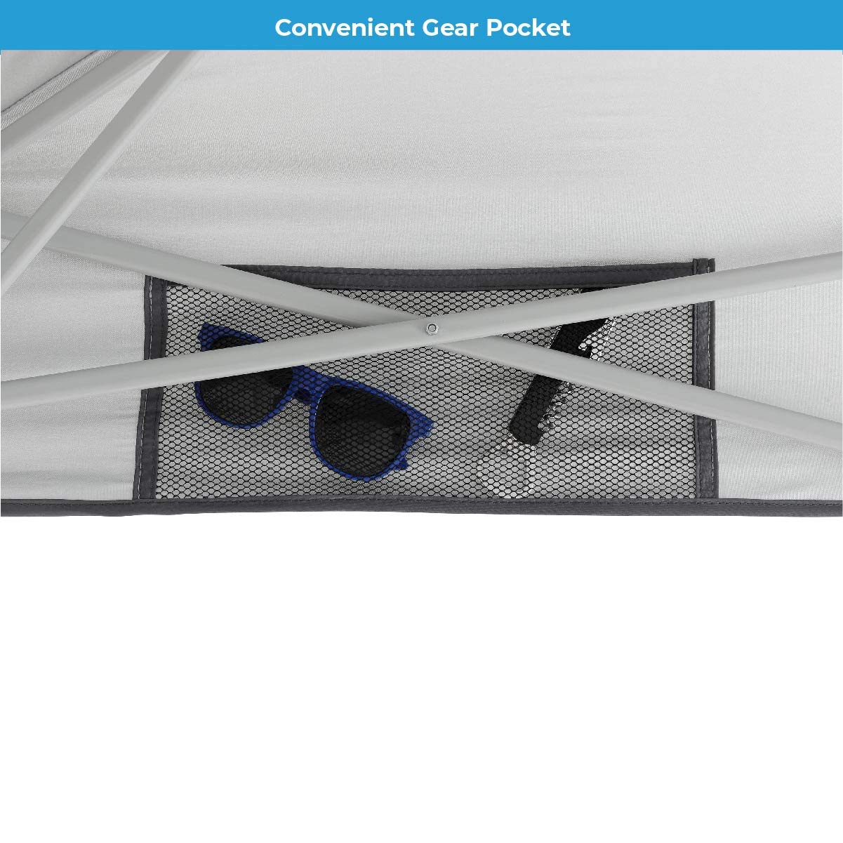 CORE canopy folded in carry bag showing transport convenience and compact storage