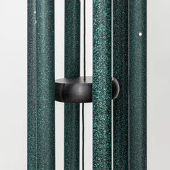 Corinthian Bells windcatcher detail showing redwood piece for consistent movement