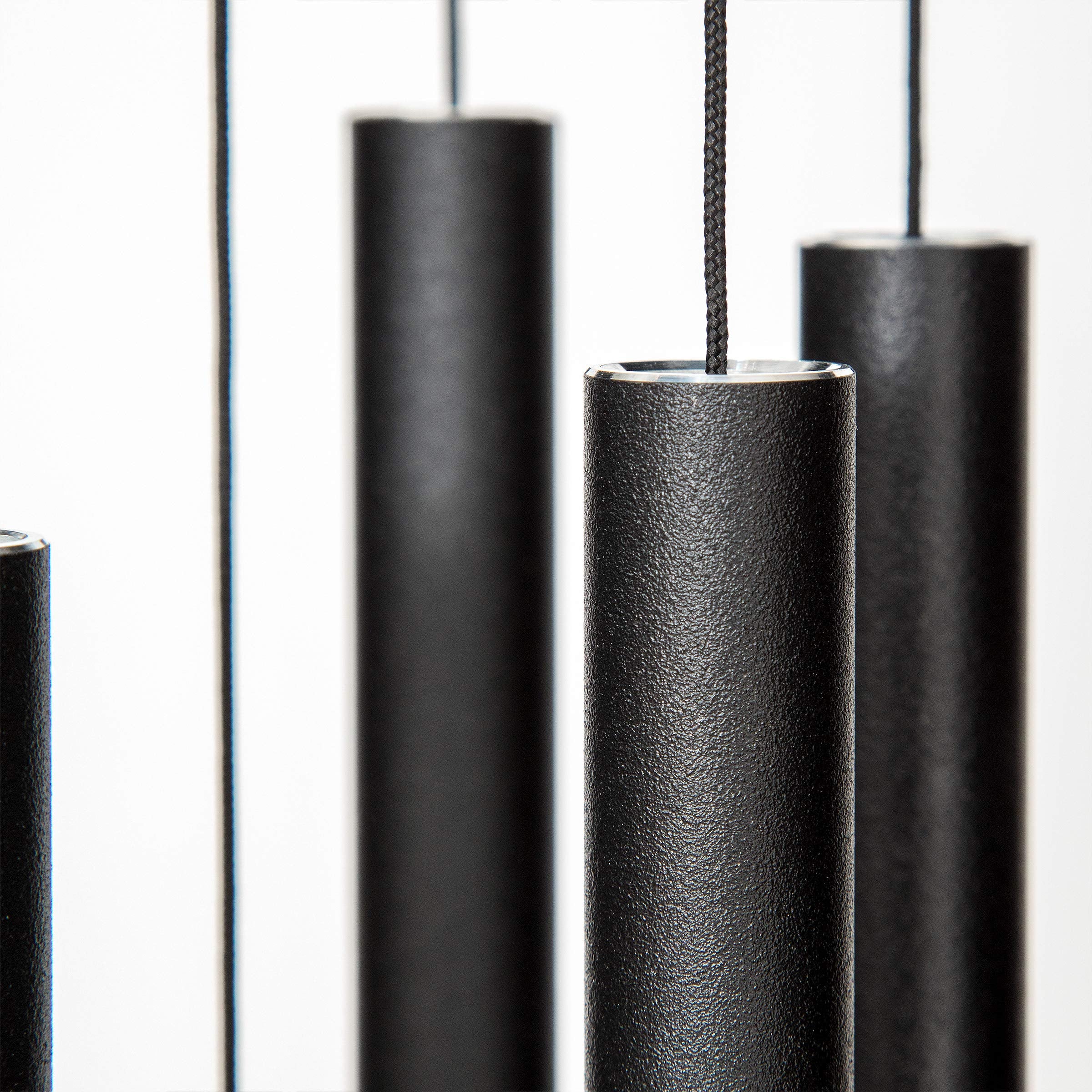 Corinthian Bells close-up of aluminum tubes highlighting durable finish and tone