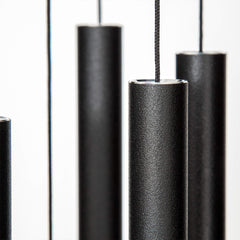 Corinthian Bells close-up of aluminum tubes highlighting durable finish and tone