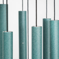Corinthian Bells close-up of aluminum tubes and dome for clear tone