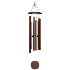 Corinthian Bells front view with packaging showing warm copper-vein finish and gifting appeal