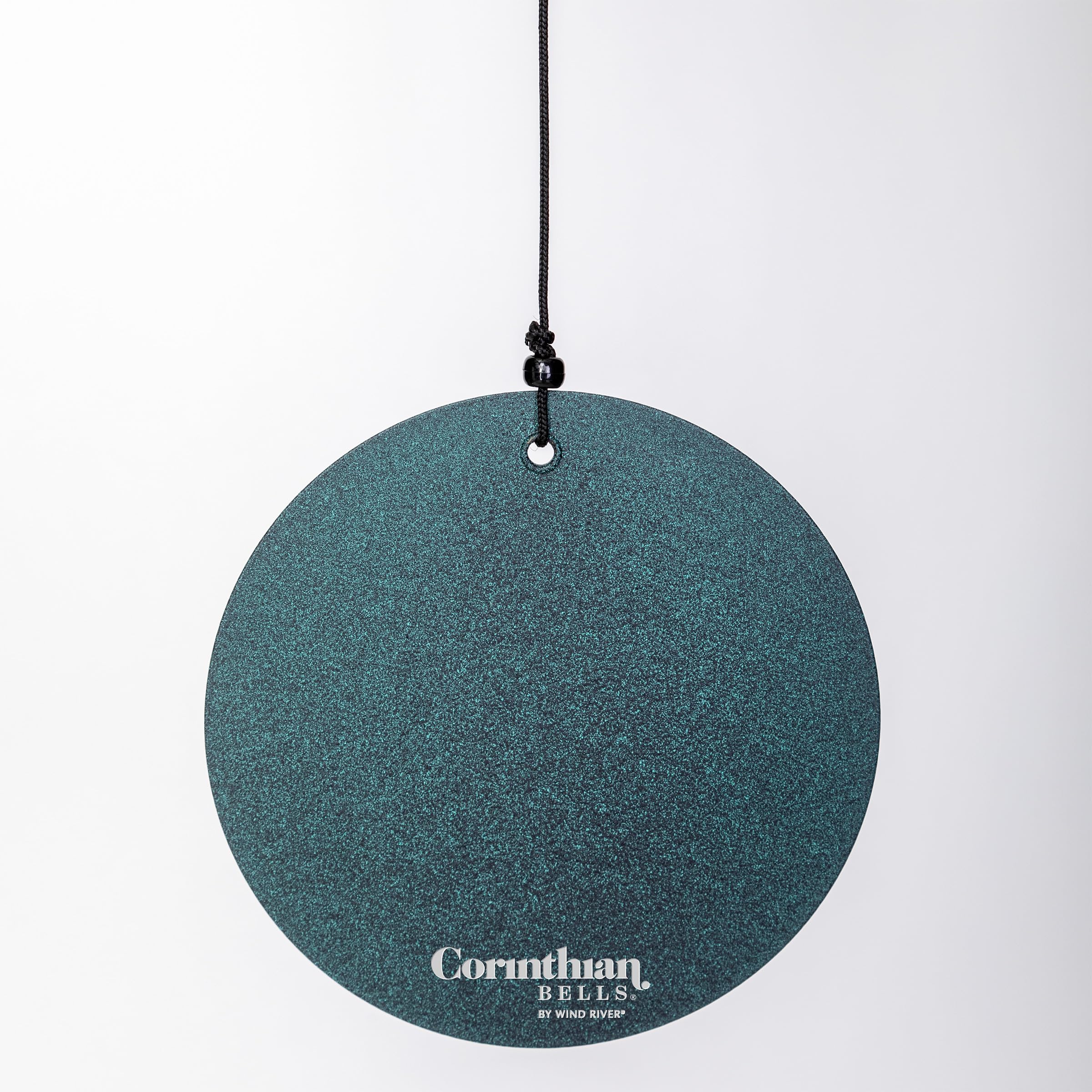 Corinthian Bells green powder-coating texture showing weather-resistant finish benefit