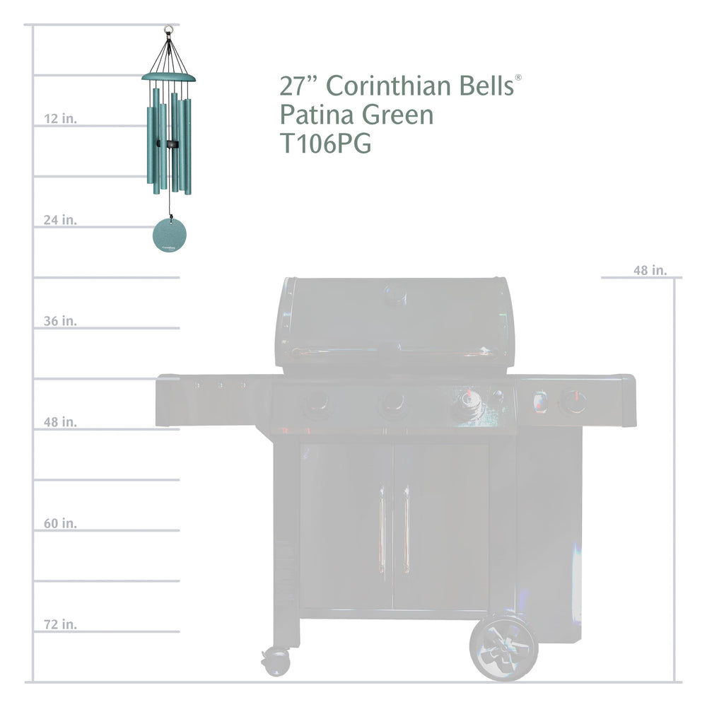 Corinthian Bells finish close-up showing powder coat durability