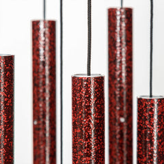 Corinthian Bells close-up of aluminum tubes highlighting hand-tuned clarity and durable build