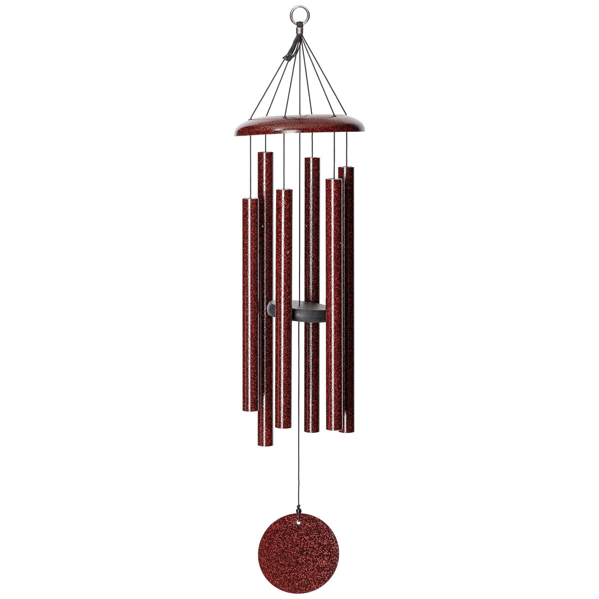 Corinthian Bells Ruby Splash front view showing vibrant finish and durable aluminum