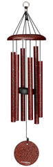 Corinthian Bells front view showing Ruby Splash finish and elegant profile for vibrant decor
