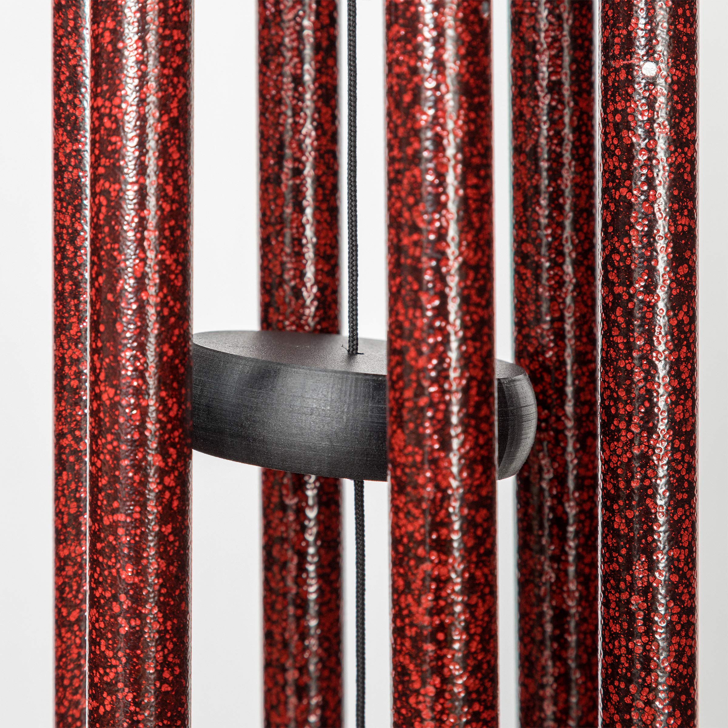 Corinthian Bells hanging on a porch, adding melodic ambience and compact decorative appeal