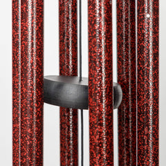 Corinthian Bells hanging on a porch, adding melodic ambience and compact decorative appeal