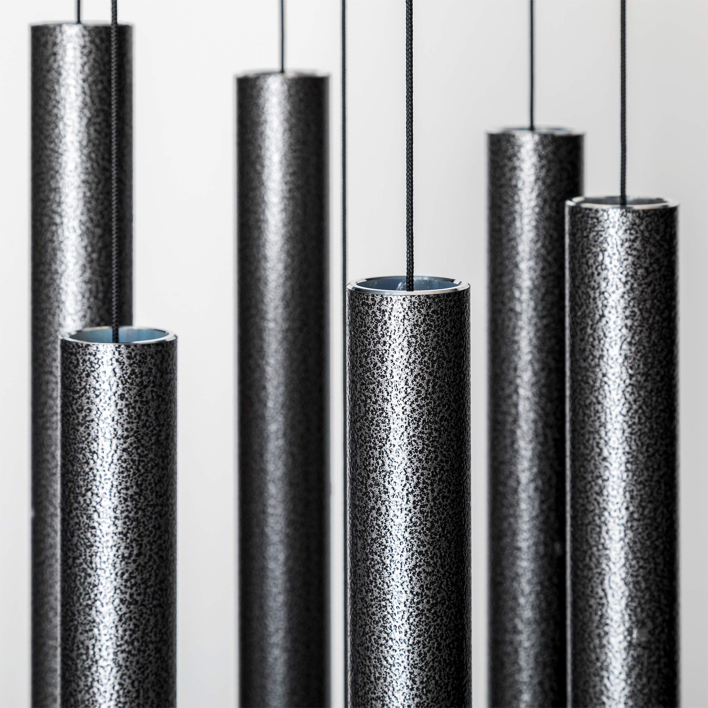 Corinthian Bells close-up of aluminum tubes highlighting hand-tuned clarity and tone