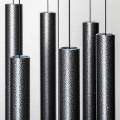 Corinthian Bells close-up of aluminum tubes highlighting hand-tuned clarity and tone