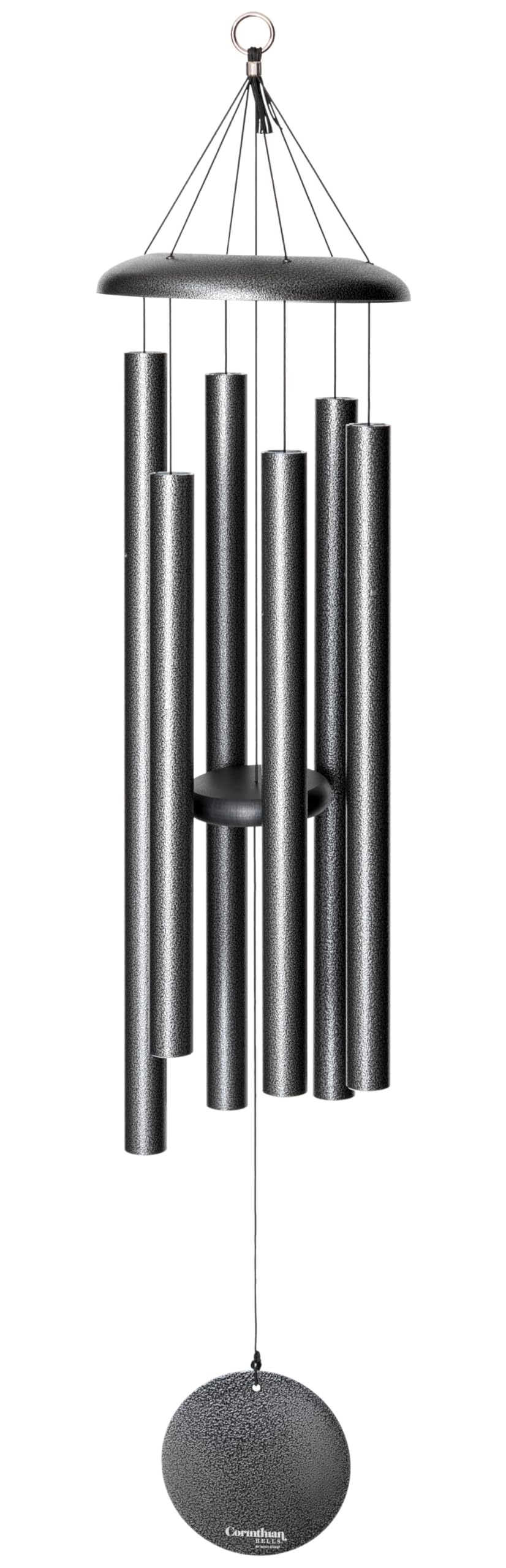 Corinthian Bells Silver Vein front view showing elegant dome and tubes for curb appeal