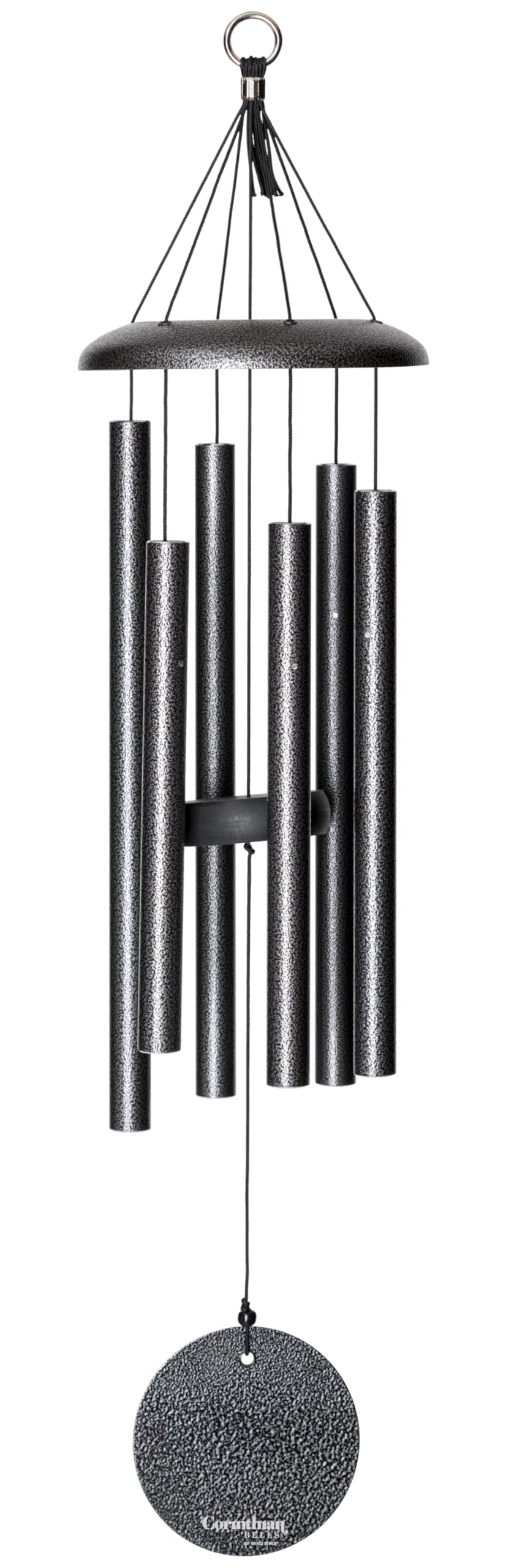 Corinthian Bells front view showing silver vein finish and elegant profile benefit: enhances décor