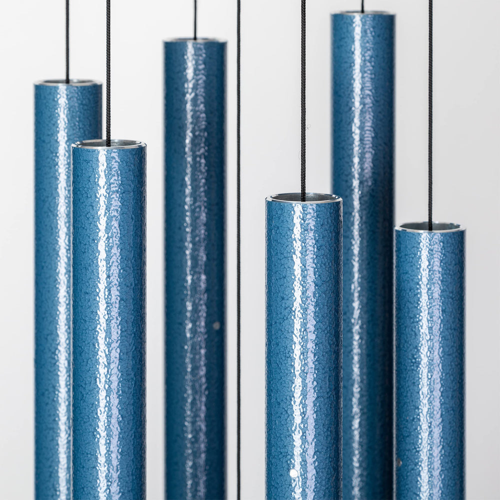 Corinthian Bells tube close-up highlighting aluminum tubes and clear resonant tone