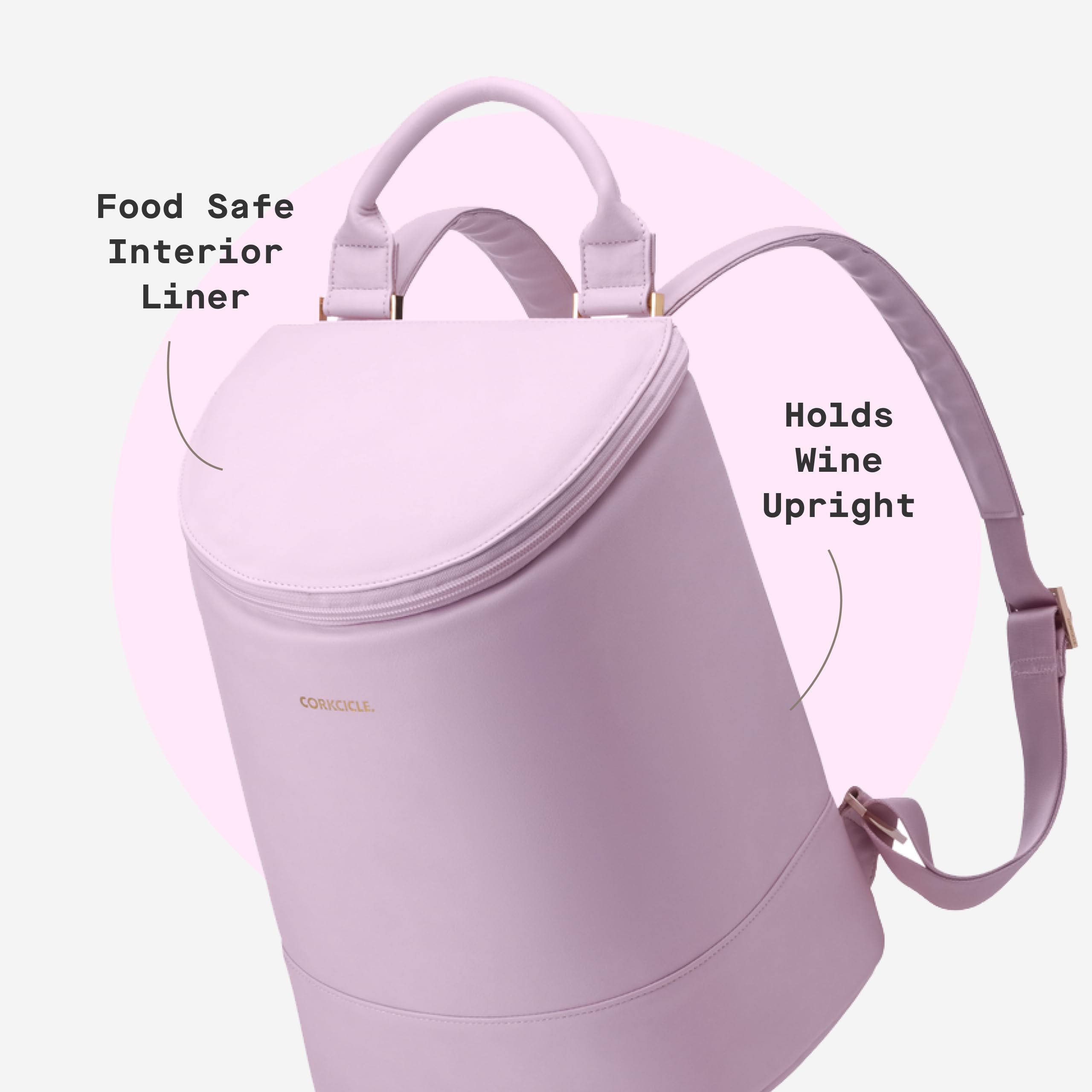 Corkcicle EOLA filled with twelve cans to demonstrate compact beverage storage