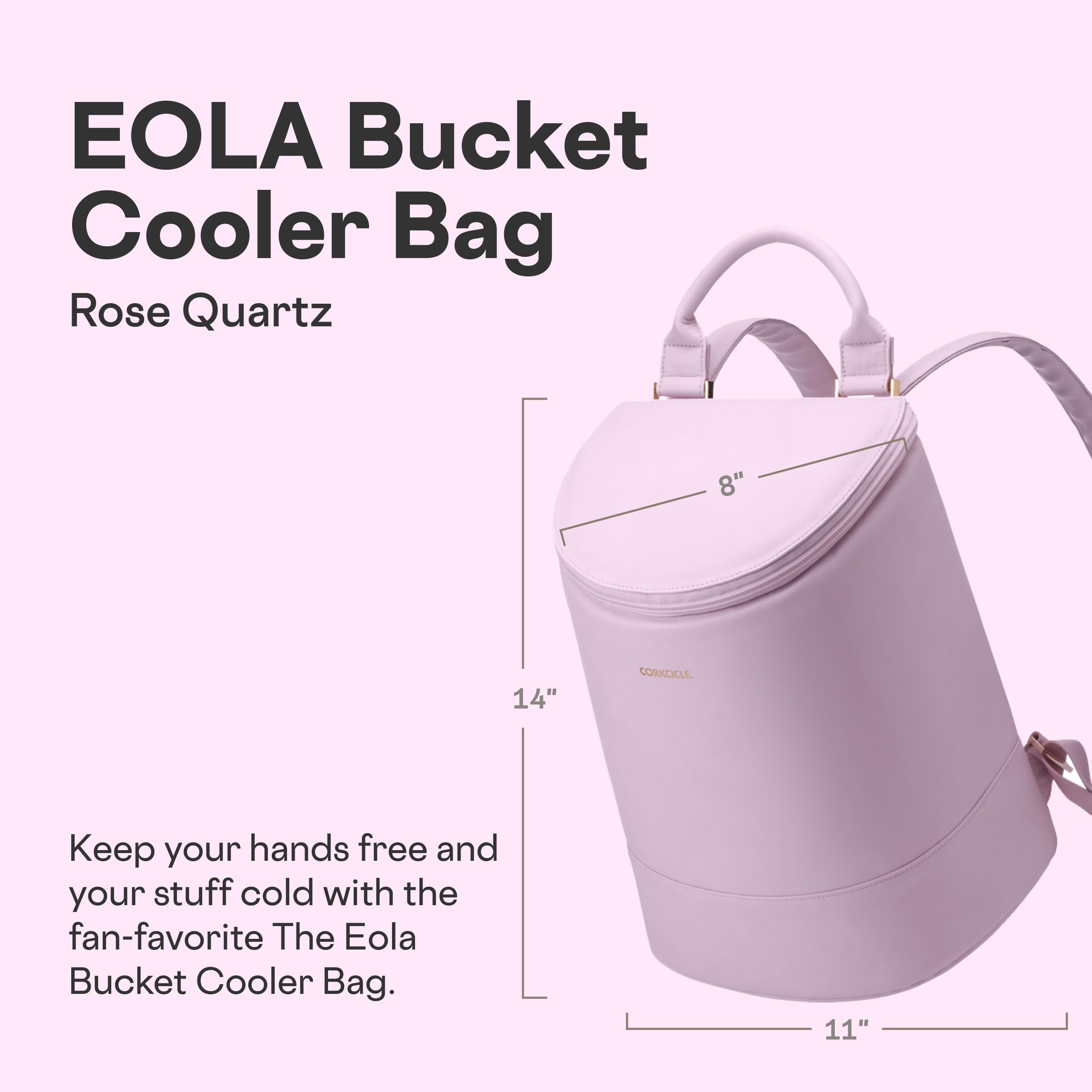 Corkcicle EOLA open interior revealing insulated compartment that keeps drinks cold longer