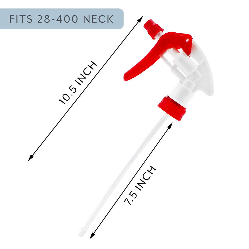 Cornucopia Brands sprayer next to ruler showing 12.5-inch total length for proper fit