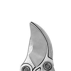 Corona Clipper close-up of MAXFORGED forged steel blade highlighting sharp edge and clean cuts