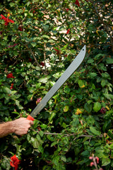 Corona Clipper close-up of blade edge showing clean grind for efficient vegetation slicing