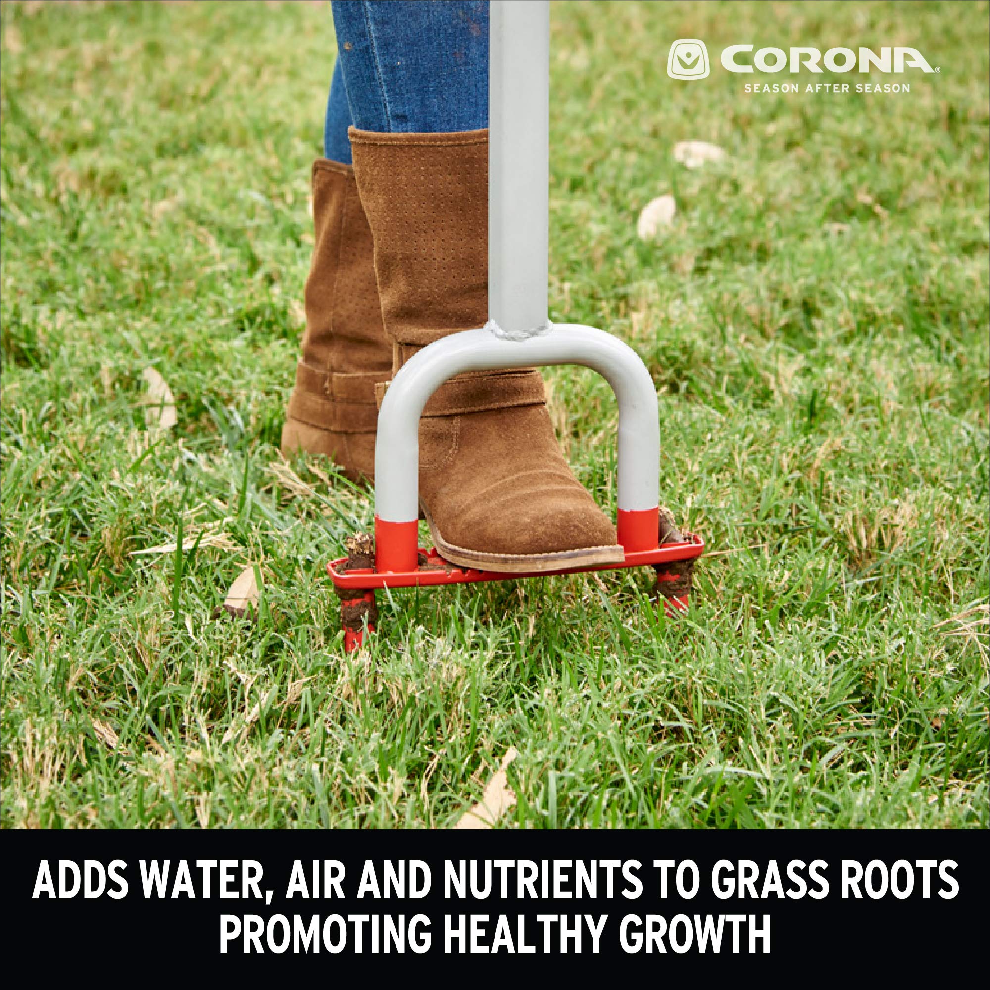 Corona Clipper footplate detail highlighting heat-treated steel and slip-resistant grooves