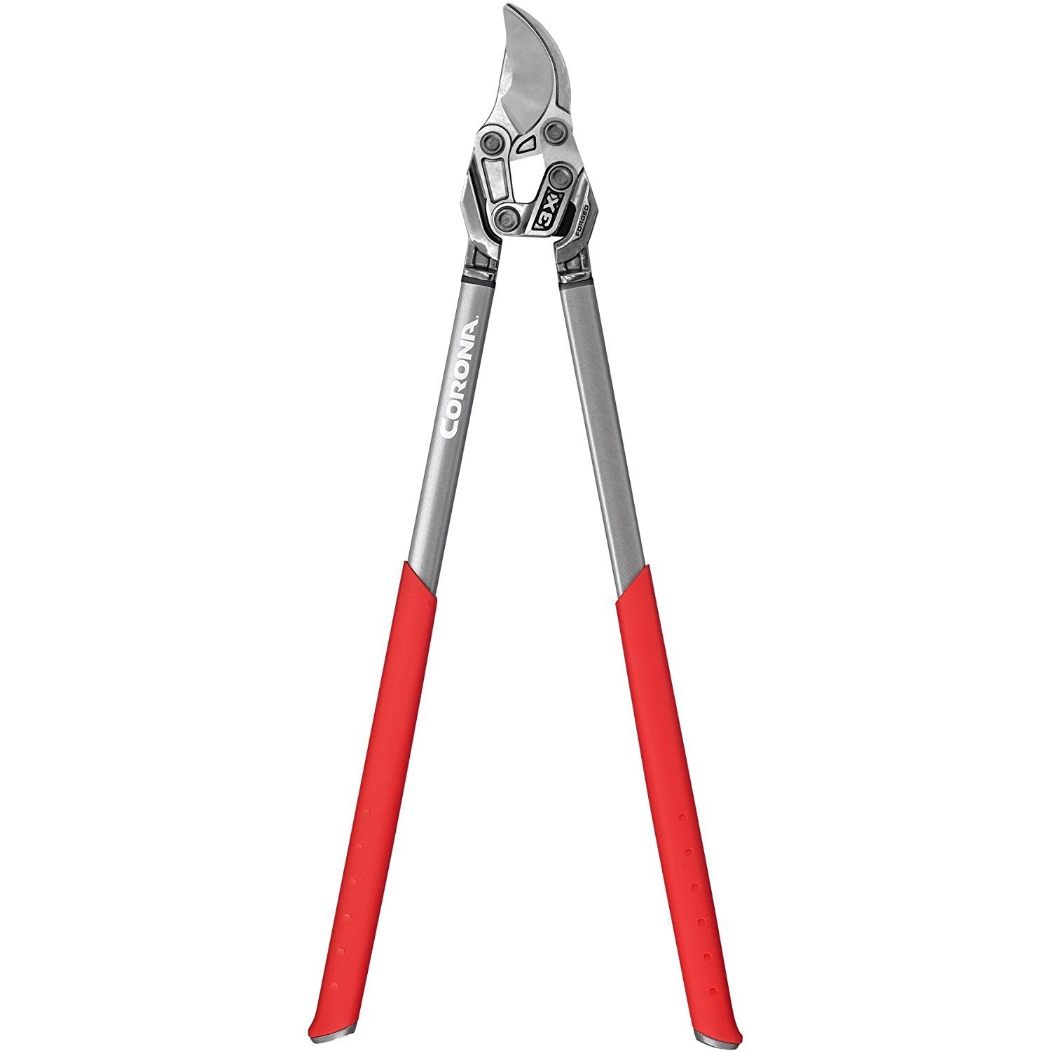 Corona Clipper front view of 33-inch bypass loppers showing handles and blades for increased leverage