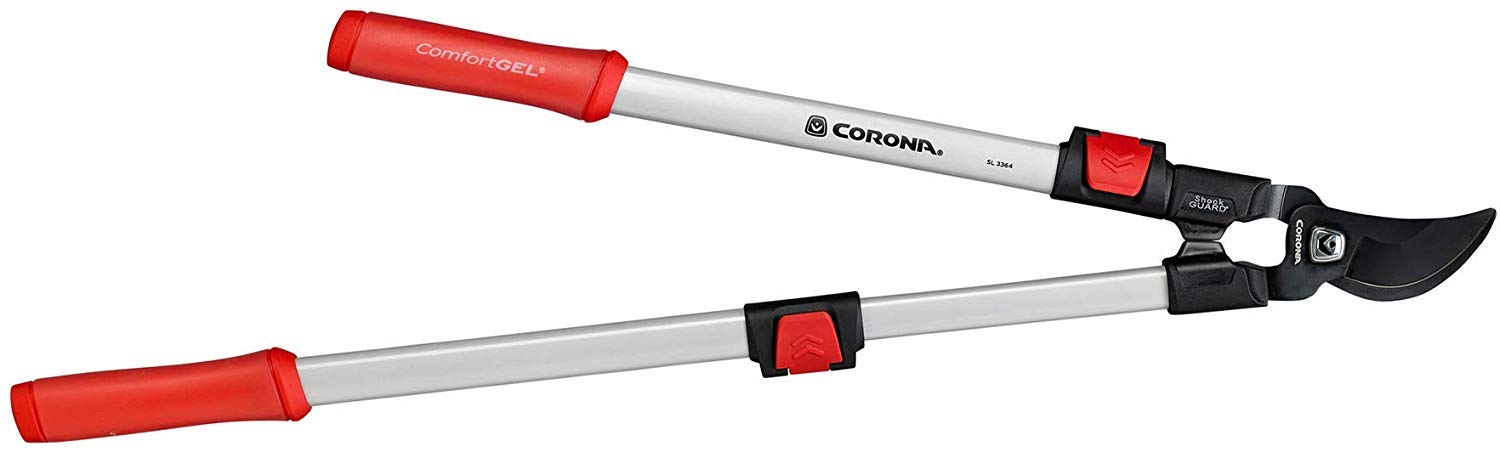 Corona Clipper label and specs image highlighting model and cut capacity benefits