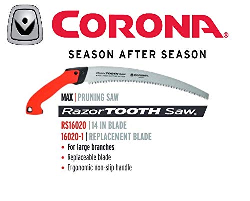 Corona Clipper lifestyle shot of gardener using saw for yard cleanup
