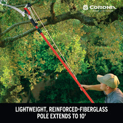 Corona Clipper 13-inch saw blade detail with PTFE coating for reduced sap