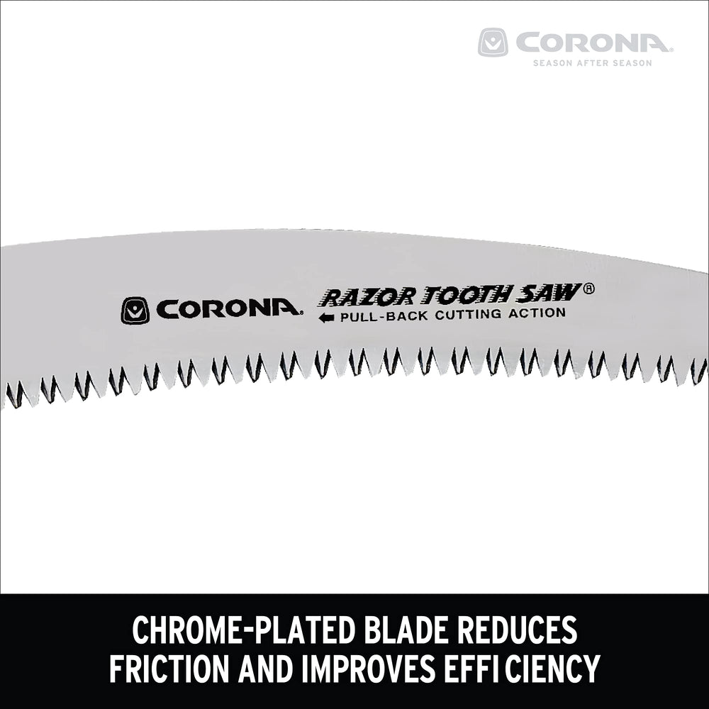 Corona Clipper overhead pruning from a ladder demonstrating extended reach