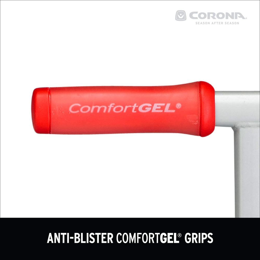 Corona Clipper spikes closeup showing durable steel tips that penetrate compacted soil