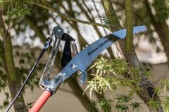 Corona Clipper close-up of zinc-alloy pruning head showing durable cutting power