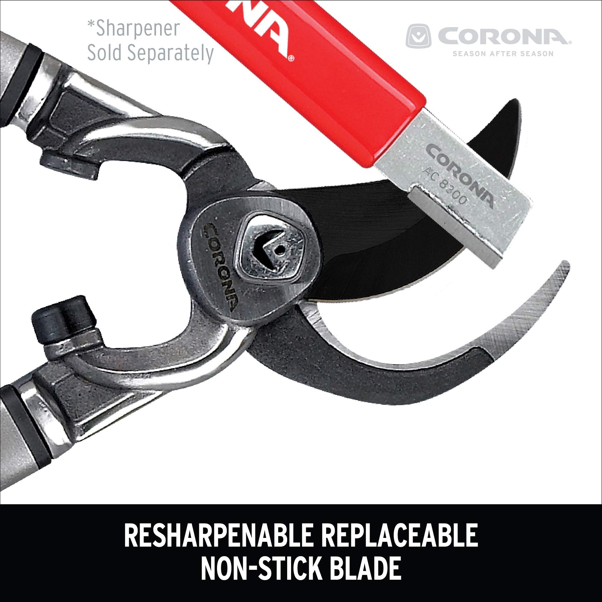 Corona SL 7280 shock bumper detail absorbing impact to reduce hand fatigue