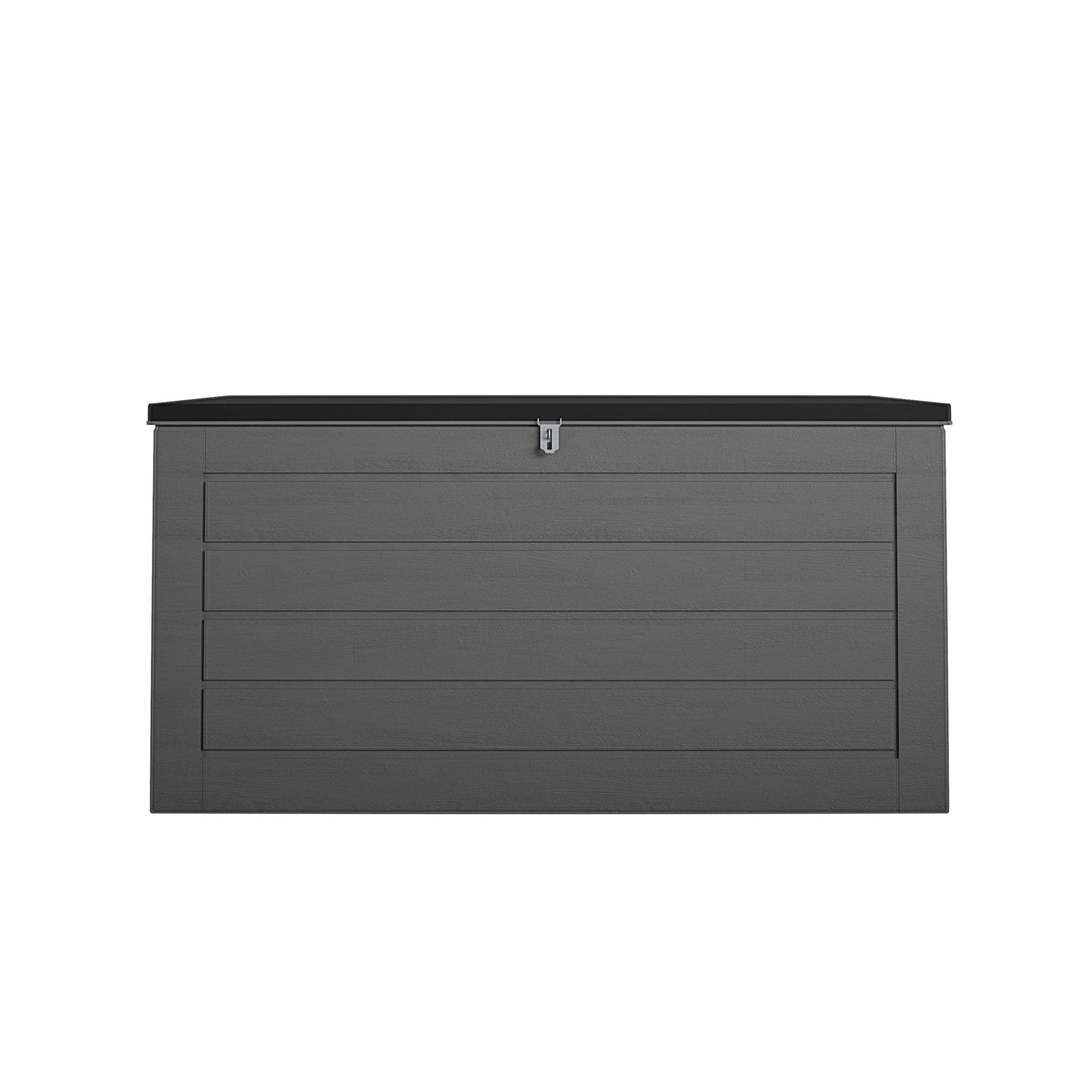 Cosco assembled box beside grill to show real-world size and storage benefit