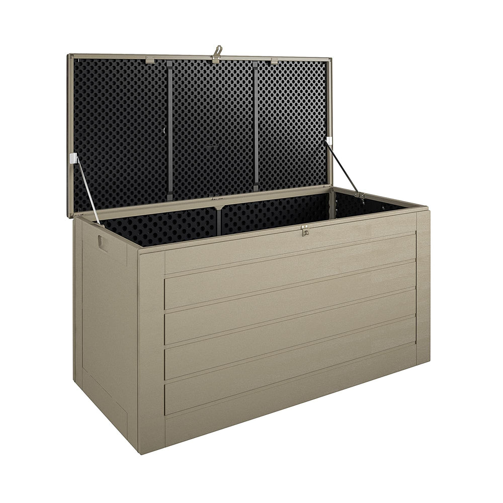 Cosco Outdoor Living front view tan brown shows spacious exterior and neat finish