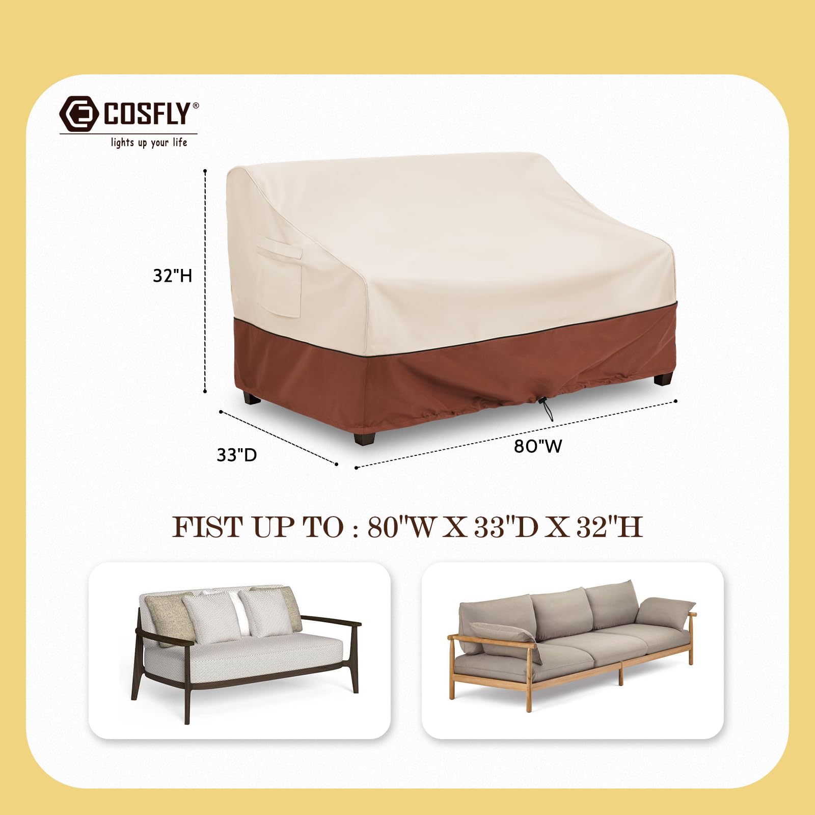 COSFLY close-up of 600D fabric texture showing durable protection
