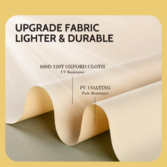 COSFLY fastening straps and buckles securing cover during wind